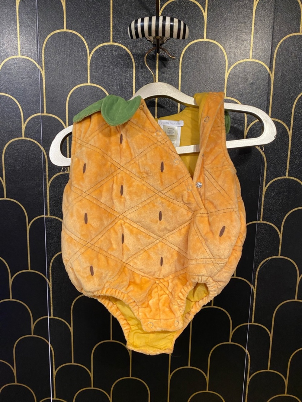 Pottery barn kids pineapple costume size 6-12 months